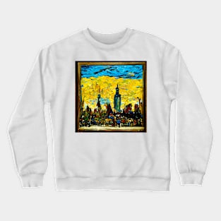 New York City in Van Gogh's style Crewneck Sweatshirt